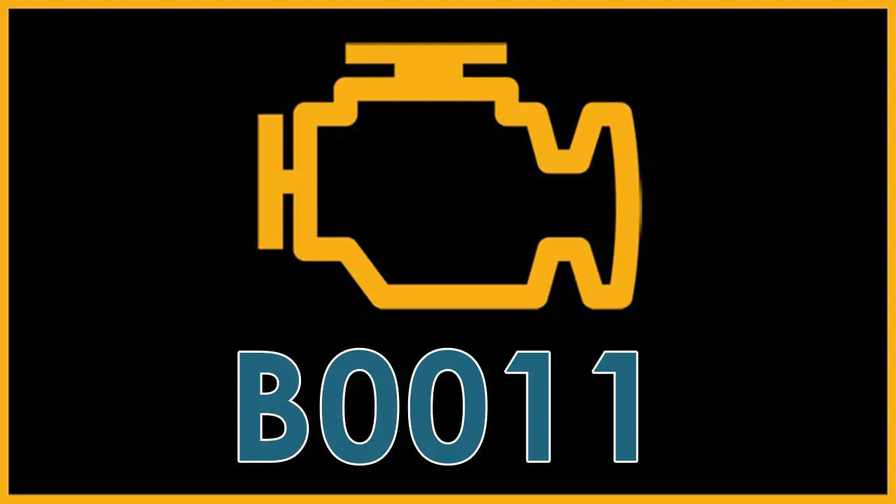 Definition of check engine code B0011